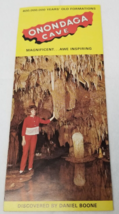 Onondaga Cave Brochure 1968 Leasburg Missouri Onyx Bridge Lily Pad Rooms - $15.15
