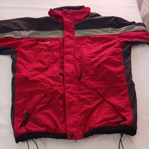 Columbia XM7243 Challenge Series Men's Red/Grey Core Interchange Jacket Sz Large image 12