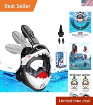 Adjustable Full Face Snorkeling Mask for Kids - Ideal for Summer Fun - $35.00