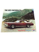 Vintage 1973 Chevy Chevrolet Camino Suburban Caprice Corvette Sales Brochure - $12.00