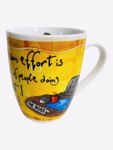Brilliant Boss Coffee Tea Mug History &amp; Heraldry Porcelain 12 oz Cup - £14.24 GBP