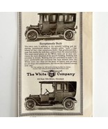 1911 White Company Town Cars Advertisement Antique Automobilia Ephemera CLE - $701.02 MXN