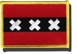 Amsterdam Rectangular Patch - $3.00