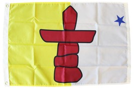 Nunavut - 2'X3' Nylon Flag - $33.60