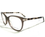 HUGO BOSS Glasses Frame BO0184 KC1 Brown Shieldplate Round Cat Eye 52-16... - $65.08