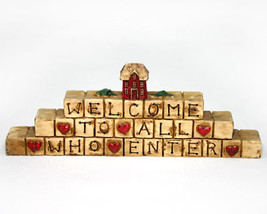 Welcome to All Who Enter Country Figurine - £4.75 GBP