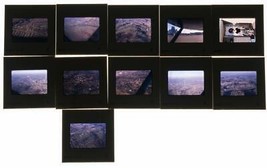 Vintage Lot of 10 Color Photograph Slides 1965 Aerial Shots of Pittsburgh jds - £19.37 GBP