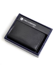 Umo Lorenzo Men&#39;s Tri-Fold Hand-Crafted Genuine Leather Wallet - £14.15 GBP+