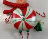 Hallmark Keepsake Christmas Peppermint Candy Dangle Ornament Dad 2008 - £10.16 GBP