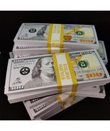 50K FULL PRINT Realistic Prop  Money New Fake 100 Dollar Bills REAL CASH... - $34.41