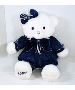 Dan Dee Christmas Snowflake Teddy Bear Girl 2006 White Blue 19 inches - £15.68 GBP