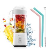 Portable Blender, USB Rechargeable Smoothie on the Go Blender Cup with S... - £30.01 GBP