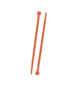 7 Packs (140) 8&quot; UTILITECH 75 lb. TS Double Sided Orange Zip/Cable Ties! - $27.16