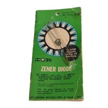 ZENER DIODE WITH 24 PAGE MANUAL CIRCUIT APPLICATIONS 10V 1 WATT - £5.10 GBP