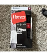 Hanes Original Mens Boxer Brief Underwear  Black Grey Size Small Stretch - $22.99 CAD