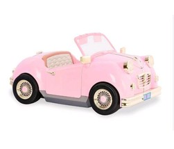 Our Generation Retro Car Pink Convertible for 18&quot; Doll American Girl Lights NEW - £196.72 GBP