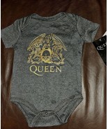 QUEEN Rock Band Baby Boy Girl Dark Gray Bodysuit One Piece 0-3M 0 3 Mont... - $17.94 CAD