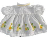 Vintage JCPENNEY Penn Prest Toddle Time Embroidered Duck Baby Blouse - $19.79