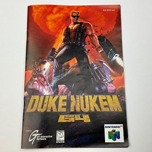 Duke Nukem N64 Nintendo OEM Authentic Manual Only ~ Instruction Booklet - £10.34 GBP