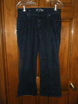 New York &amp; Company Ultra Low Rise Flare Leg Jeans - Size 4 Petite - $18.34