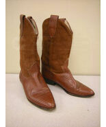 Beautiful Brown Womens VintageBrass Plum Womens Rust Brown Cowboy Boots ... - $96.00