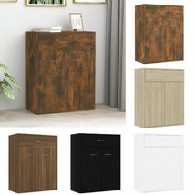 Modern Wooden Rectangular 2 Door Home Sideboard Storage Cabinet Unit With Drawer - £55.44 GBP+