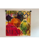 VTG Mexican Souvenir Mexico 1968 OLYMPIC GAMES Official Poster Art Print... - $512.93 CAD