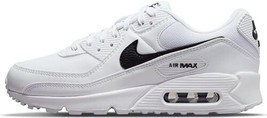 Nike Womens Air Max 90 Shoes Size 6.5 Color White/White/Black - £140.77 GBP