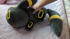 Pokemon Center Umbreon Sleeping Plush Doll Stuffed Toy Authentic New 55 CM - £73.87 GBP