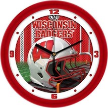 Wisconsin Badgers Football Helmet clock - £30.11 GBP