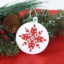White Round Acrylic Christmas Ornament 2022, Diy Blank Christmas Bauble Tree Dec - £28.73 GBP