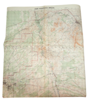 Vintage 1970 Fort Huachuca Arizona Topographic Map US Army Dept Of Defense - £46.98 GBP