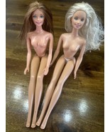 Barbie Twist And Turn Lot Of 2 Mattel Dolls China Made 1991 Body 1998 19... - £11.08 GBP