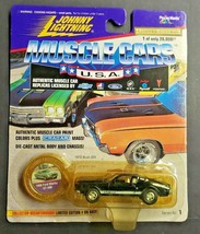 1996 Johnny Lightning Muscle Cars USA 1968 Ford Shelby GT-500 Mustang Black HW6 - £9.43 GBP