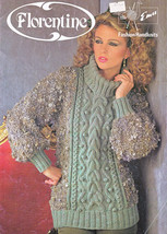 Emu Florentine Gorgeous Pullovers Vest Cardigan Fashion Handknits Knitting B38 - £7.85 GBP