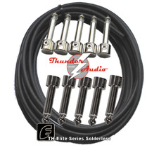 Thunder Audio TH-Elite Series 5+5 Solder-free Patch Cable Kit for Effects - £63.68 GBP