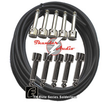 Thunder Audio TH-Elite Series 5+5 Solder-free Patch Cable Kit for Effects - £63.49 GBP