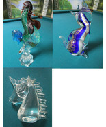 Murano Italy Glass Unicorn Figurine Sculpture Cat, Rooster  Pick One 1 ^ - $170.96 CAD