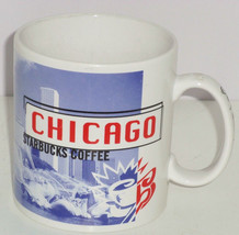 Starbucks Coffee Mug Chicago 1999 Orange Purple Tea Cup Collector - £39.18 GBP