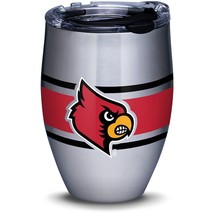 Tervis NCAA Louisville Cardinals Stripes 12oz Stainless Steel Tumbler W/ Lid New - £16.71 GBP