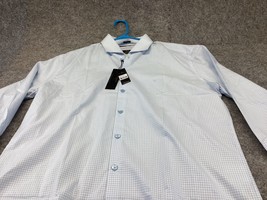 Versace 19-69 Abbigliamento Sportivo SRL Shirt Mens Large 16.5 Modern Fit Check - £38.89 GBP