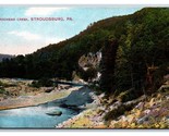 Brodhead Creek Stroudsburg Pennsylvania PA UNP DB Postcard T2 - $3.56