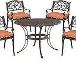 5 Piece Outdoor Dining Set, 42&quot; Table, Bronze - $1,283.99