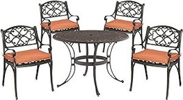 5 Piece Outdoor Dining Set, 42&quot; Table, Bronze - $1,283.99