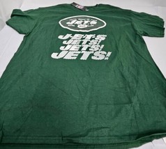 New York Jets Crew Neck T-Shirt Large Football NFL Team Apparel 2016 Season New - £11.78 GBP