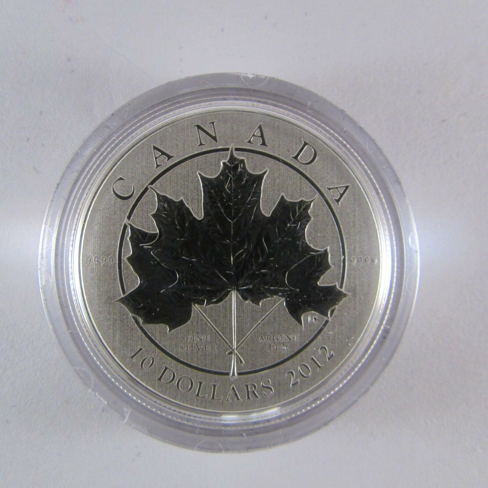 2012 $10 Silver Coin Maple Leaf Forever #028128, 029161 or 028119 - $49.49