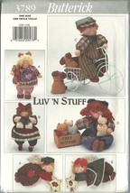 Butterick Sewing Pattern 3789 Luv &#39;n Stuff Dolls Angels One Size New - £5.49 GBP