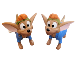 2 Burger King Disney Oliver and Company Tito Chihuahua Wind-Up Toys 1996 Vintage - £4.52 GBP