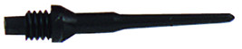 500 Ct. Tufflex Ii Keypoint Reinforced Dart Tips 2BA Size 3/16" Black Ship - £10.99 GBP
