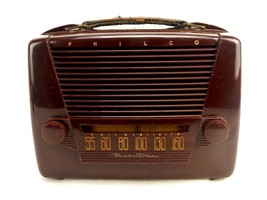 Philco Transitone Vintage AM Radio Model 49-802, Untested, Parts or Repa... - $29.35